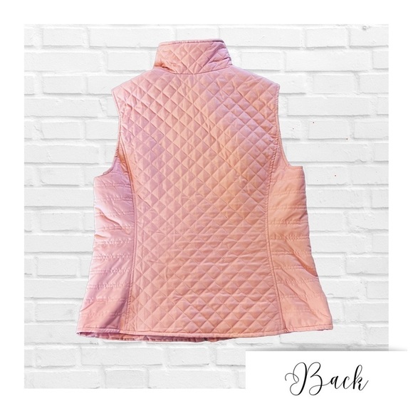 Christopher & Banks Pink Quilted Lightweight Outdoor Vest Women’s Size Small - Picture 3 of 10